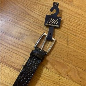 Brooks brothers men’s genuine leather belt